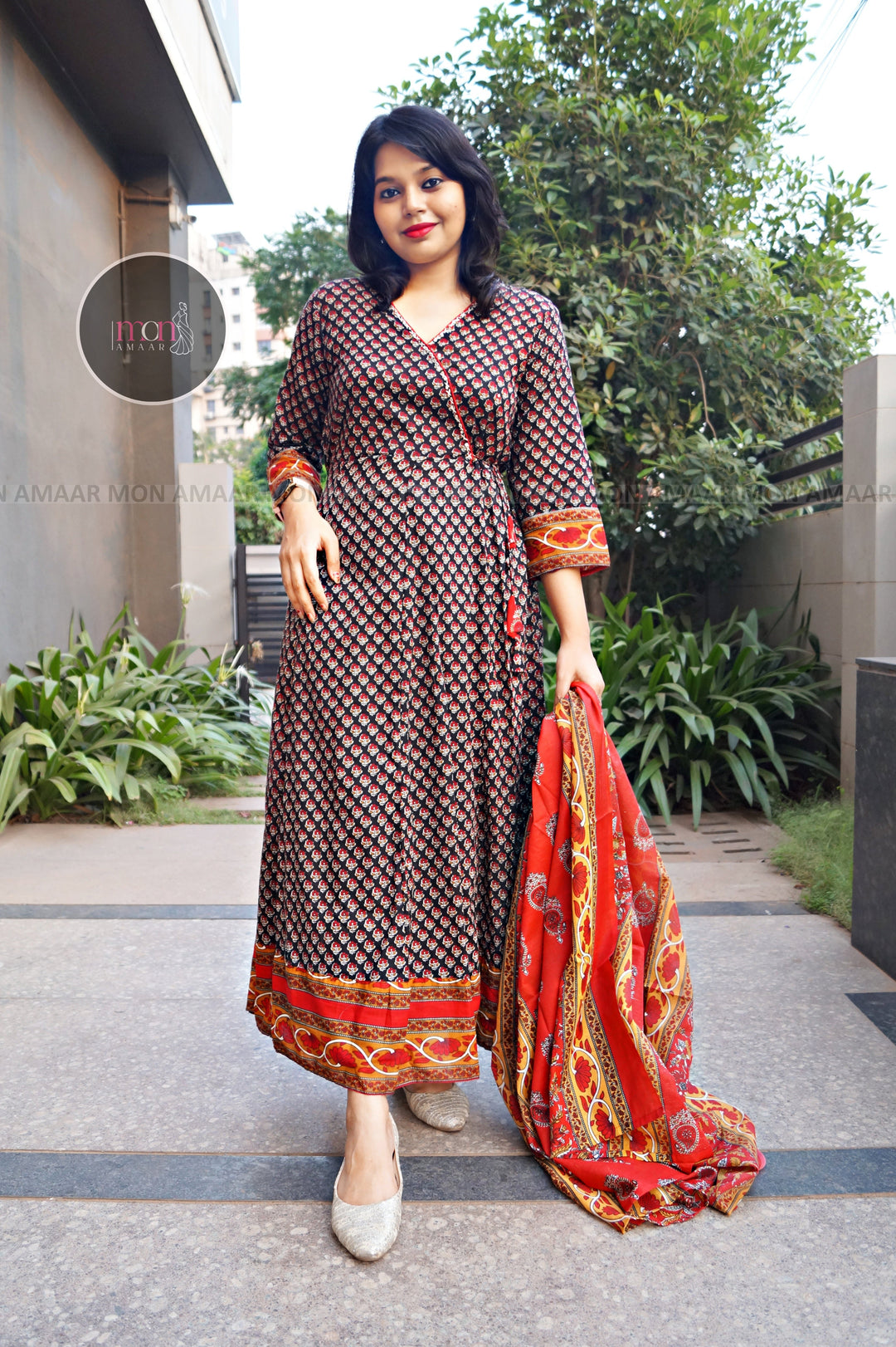 Creative Aura-Cotton Kurti Set