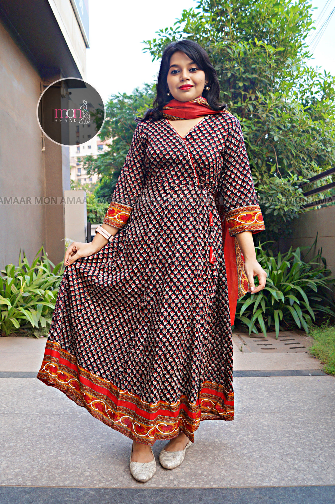 Creative Aura-Cotton Kurti Set