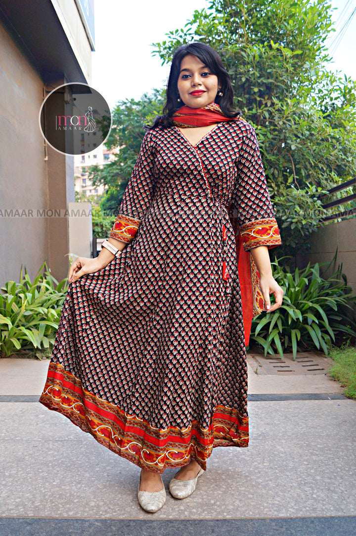 Creative Aura-Cotton Kurti Set