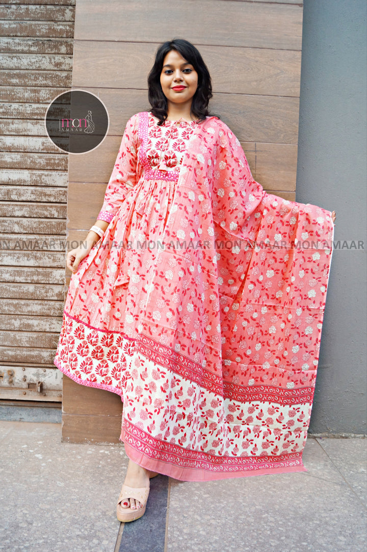 Dream Girl- Cotton Kurti Set