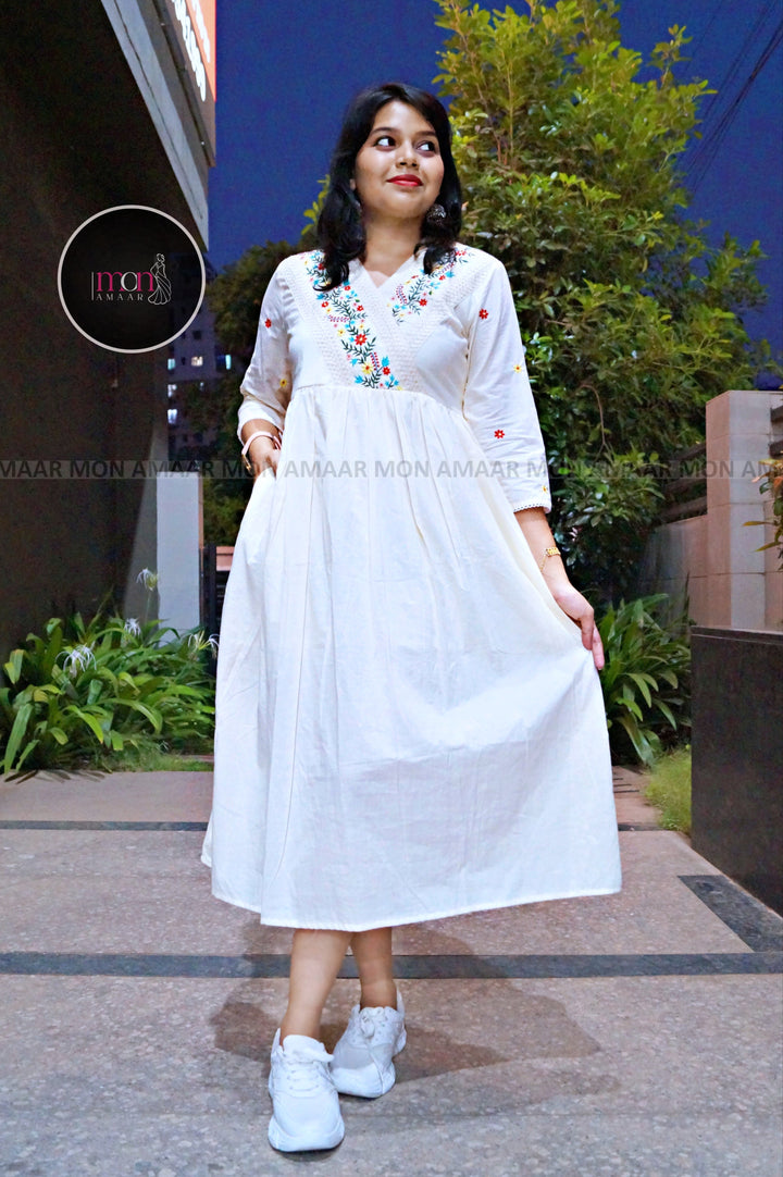 Bright At Night -Cotton Dress