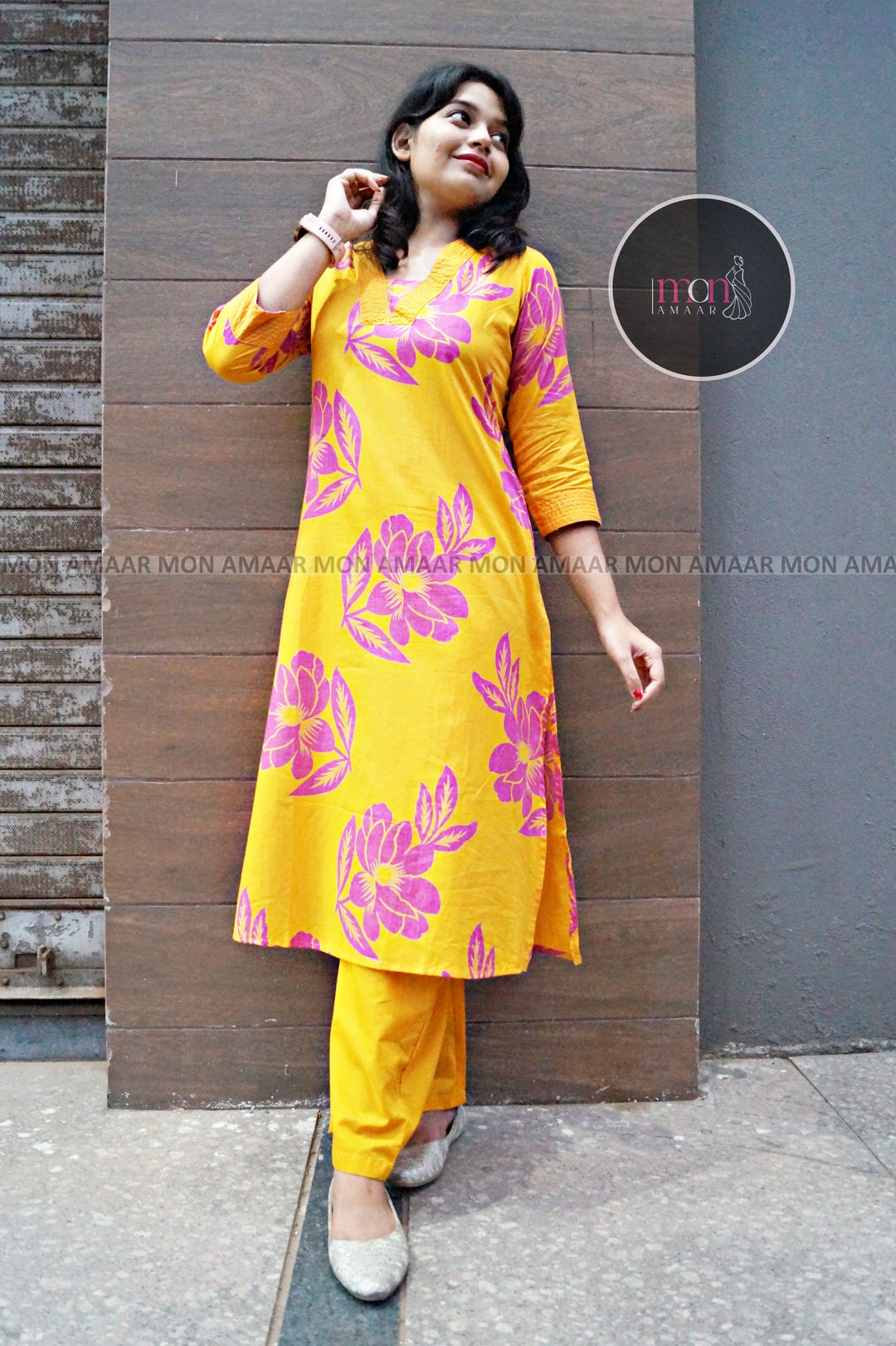 Neutral Command - Cotton Kurti Set