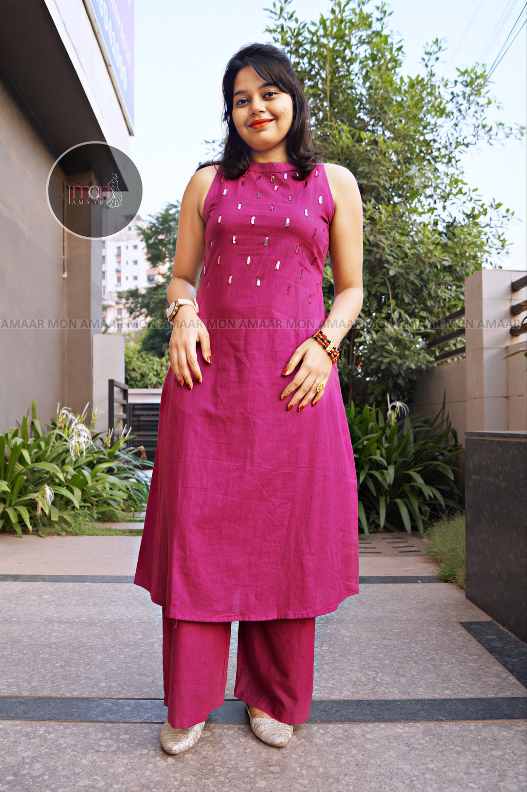 Adah- Cotton Kurti Set