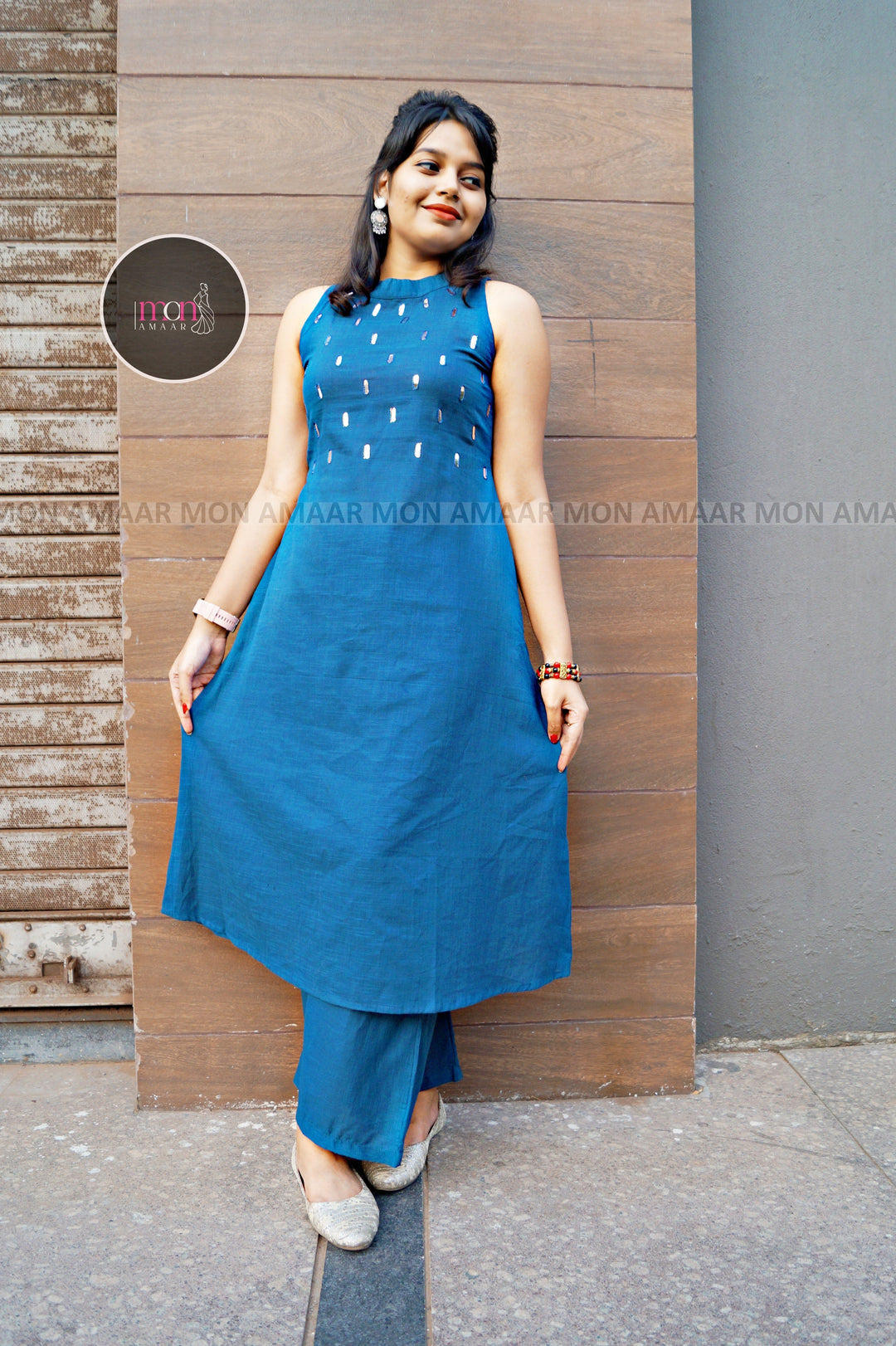 Adah- Cotton Kurti Set