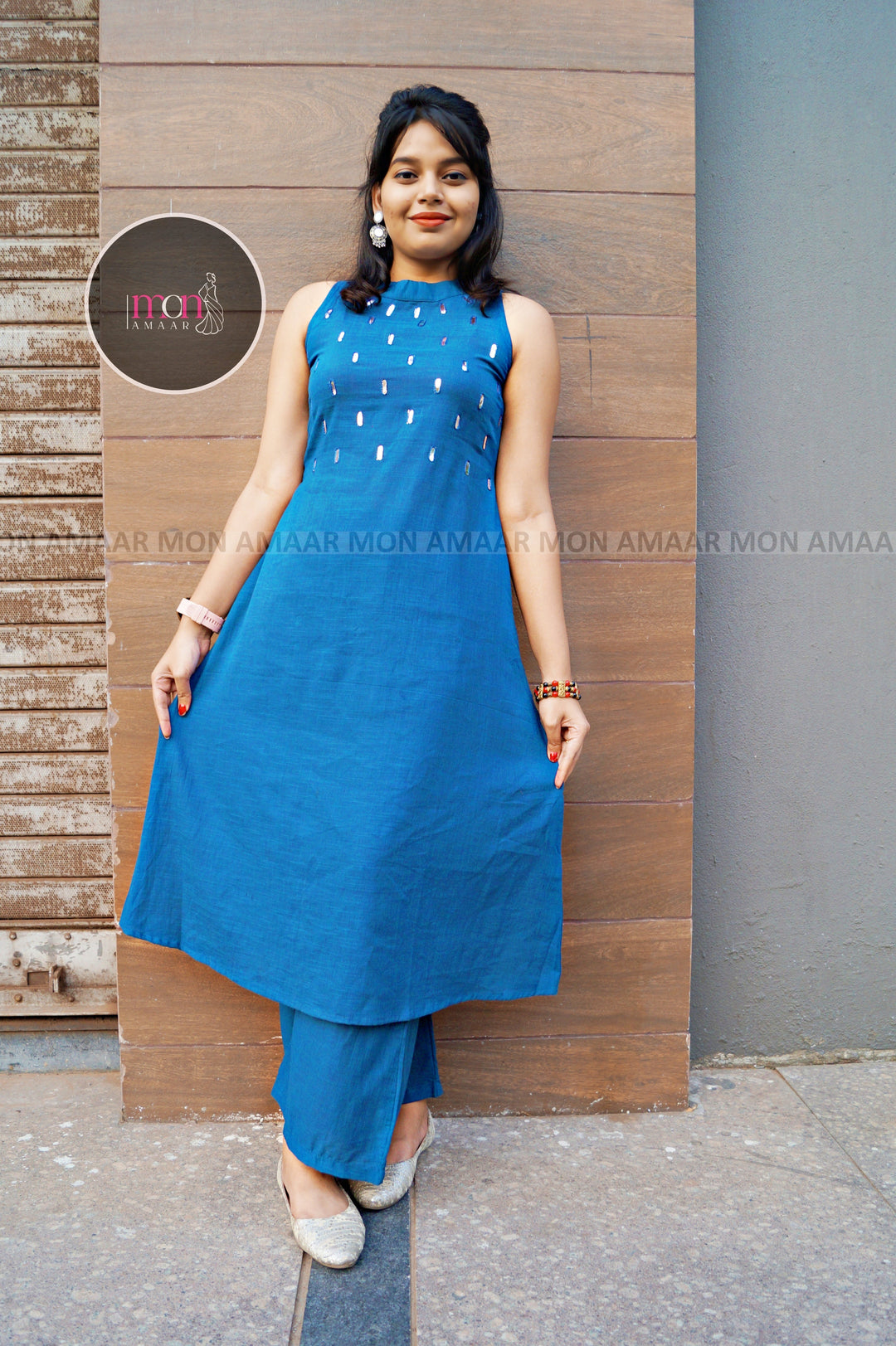 Adah- Cotton Kurti Set