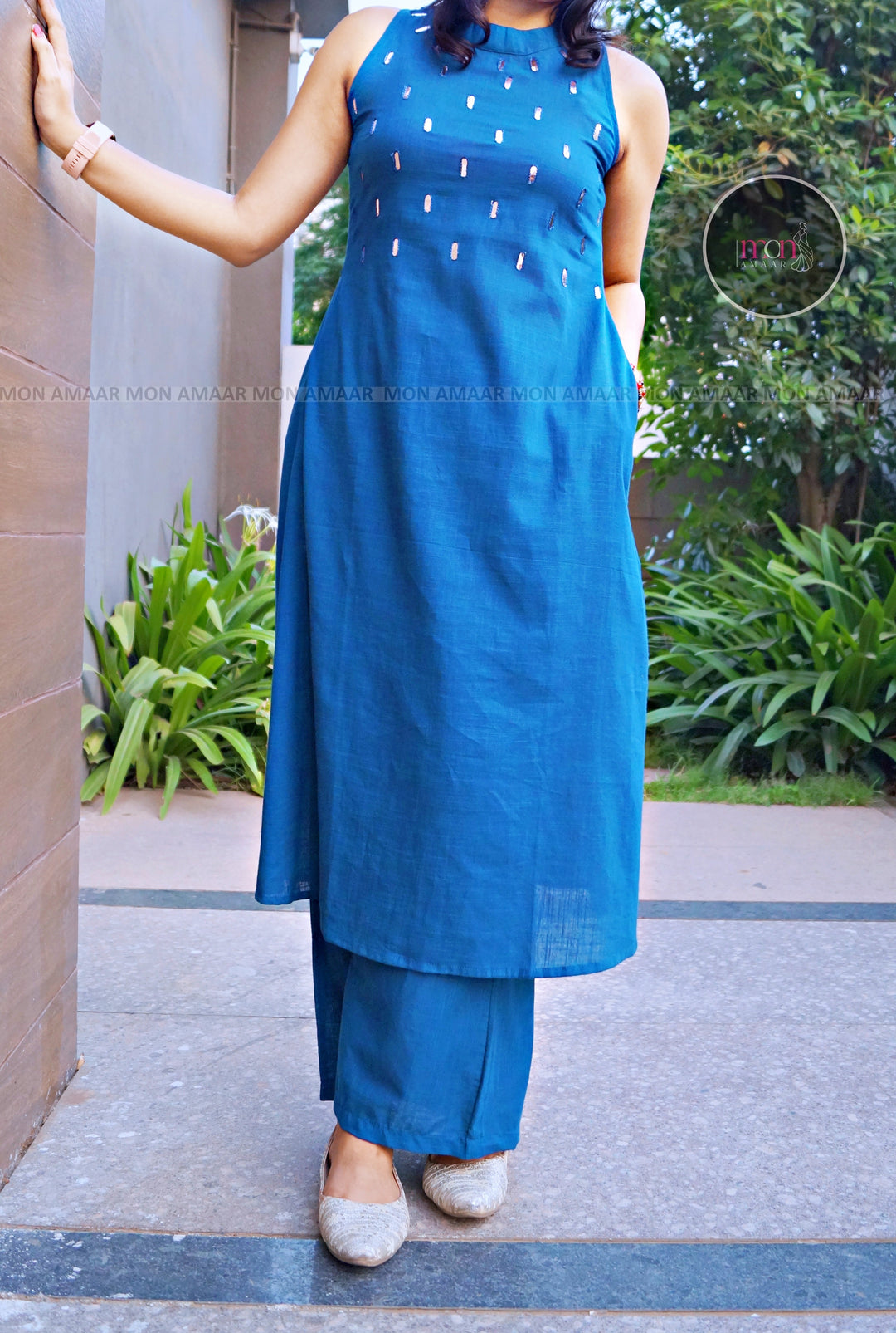 Adah- Cotton Kurti Set