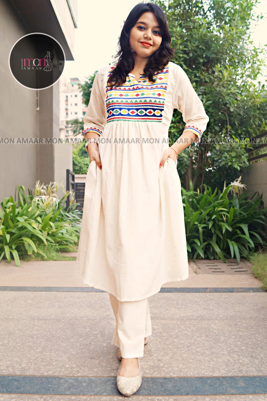 Smart Women- Cotton Kurti Set