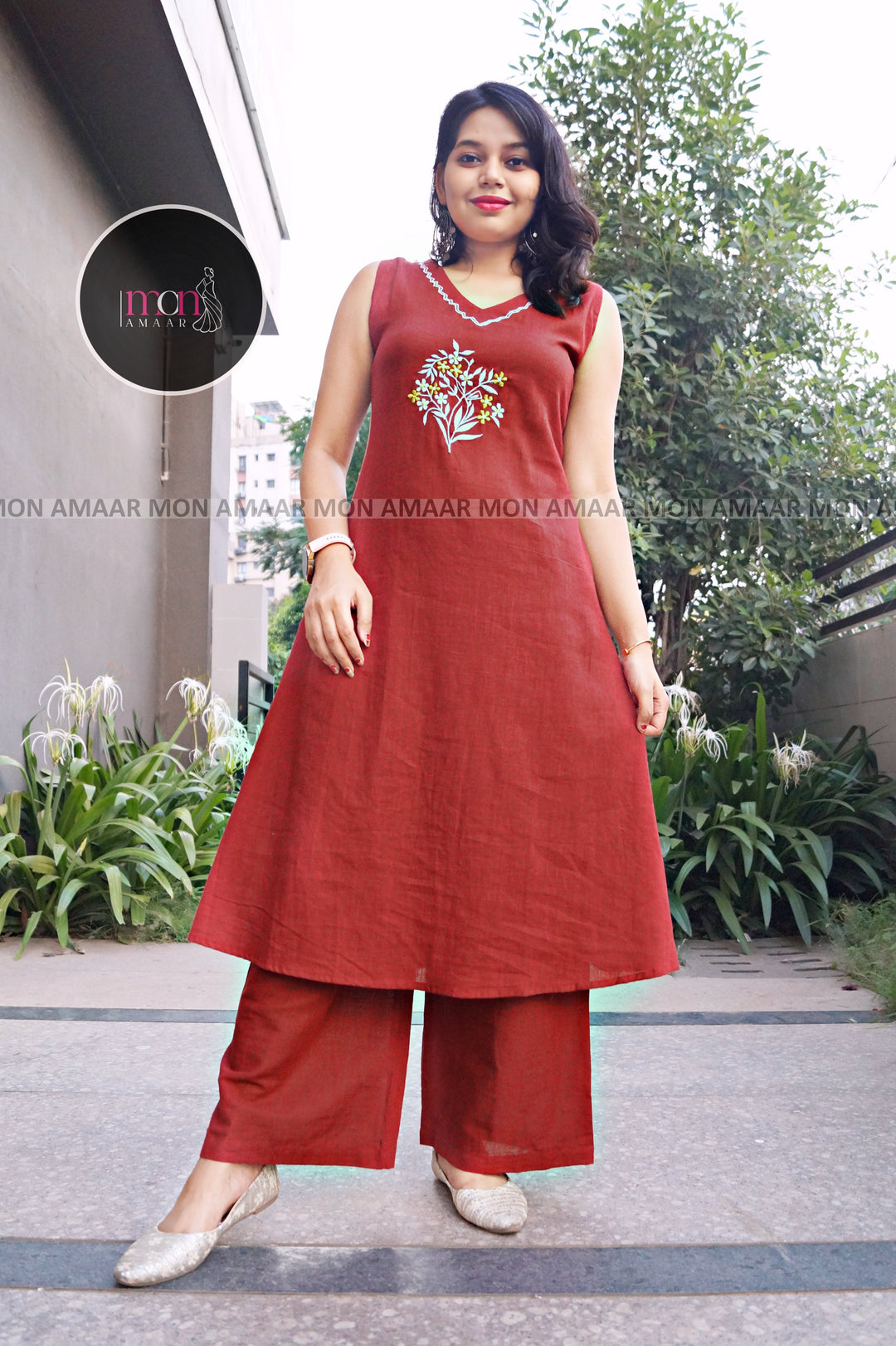 Light Cascade- Cotton Coord Set