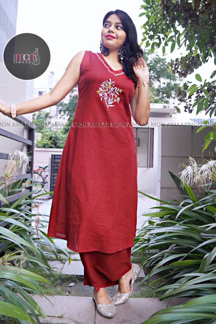 Light Cascade- Cotton Coord Set