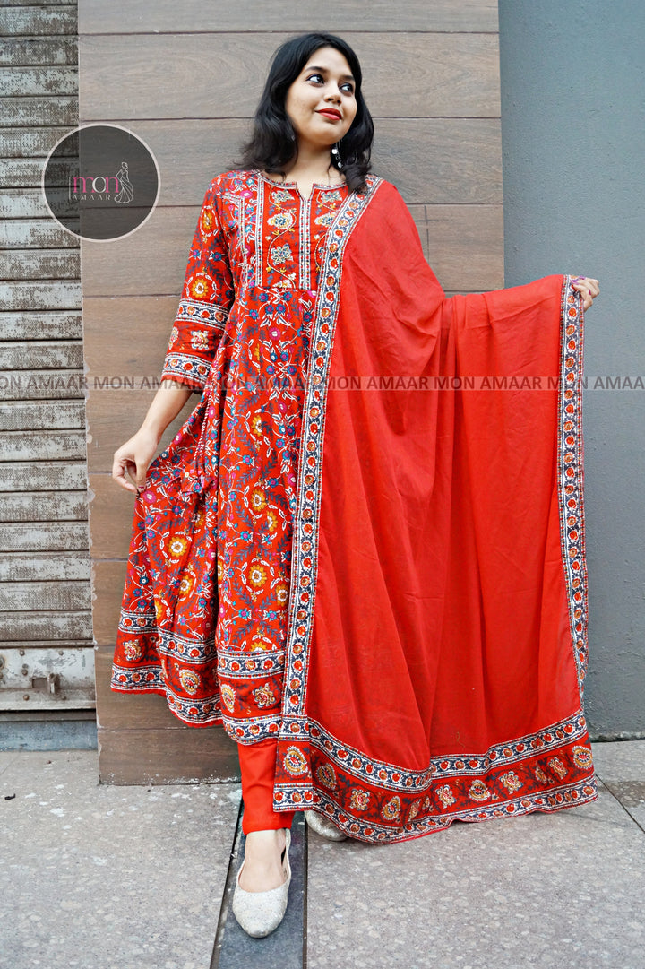 Wings Of Dream-Cotton Kurti Set