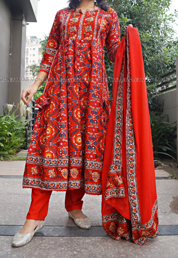 Wings Of Dream-Cotton Kurti Set