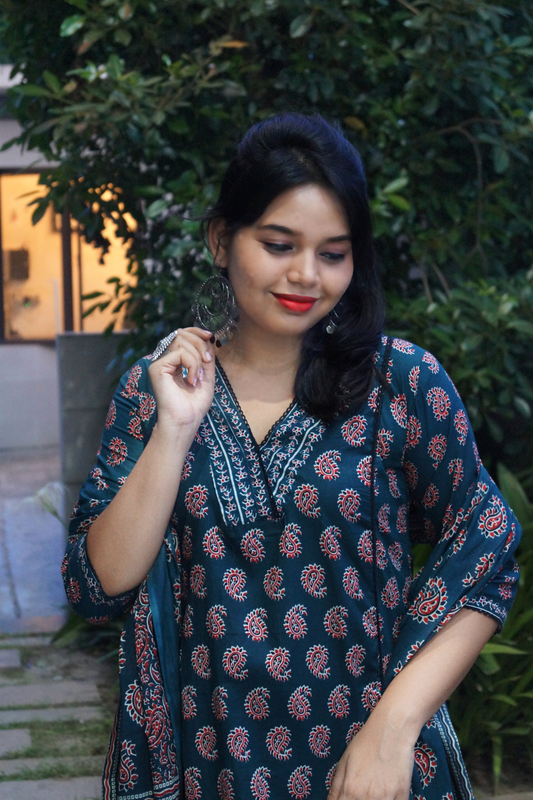 Beauty In The Eyes- Cotton Kurti Set