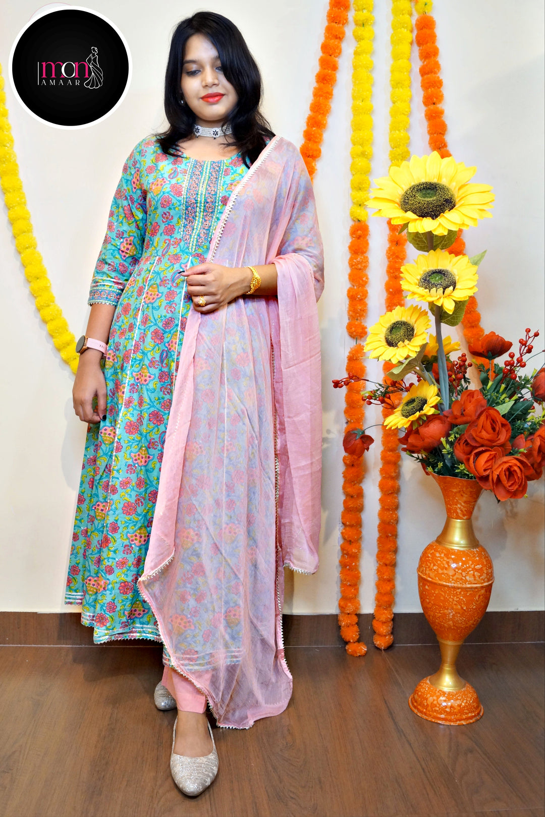 Girl With Dreams-  Frock style Suit Set