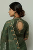 Designer Forest Green Organza silk saree