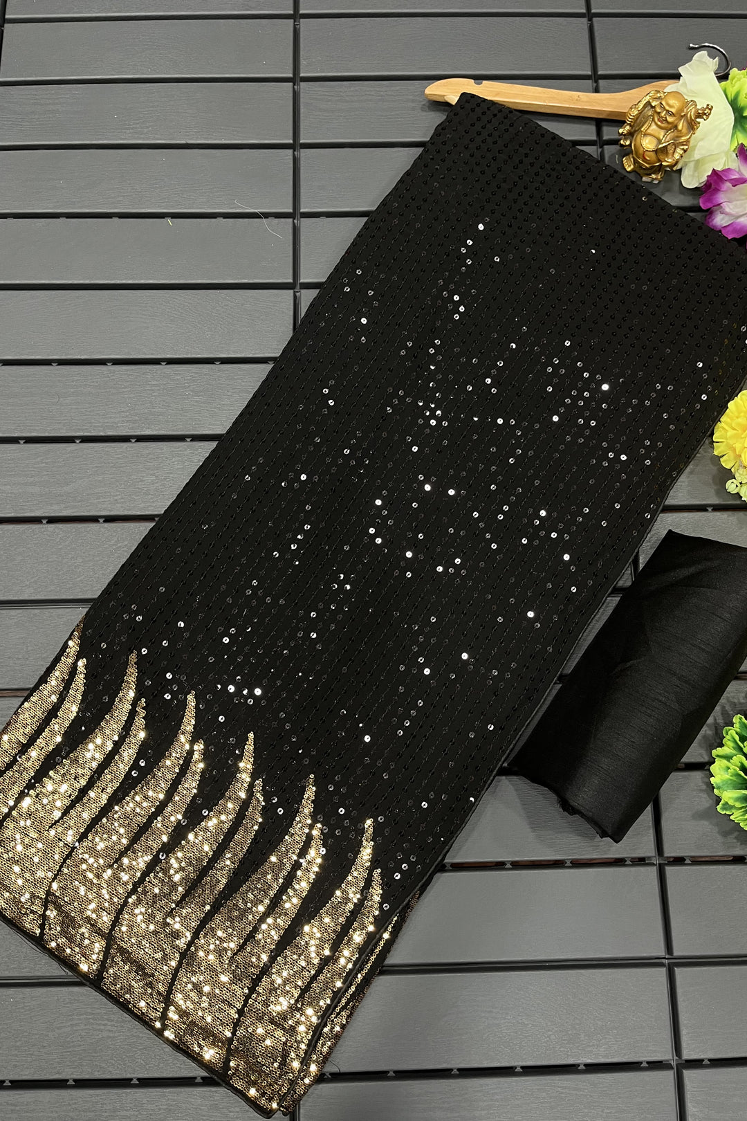 Fire Fly Brightest Idea -Sequin Saree