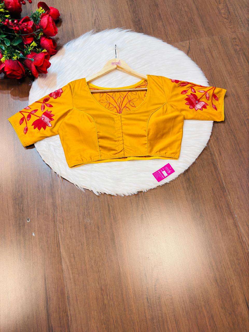 Appealing Applique -Designer Blouse