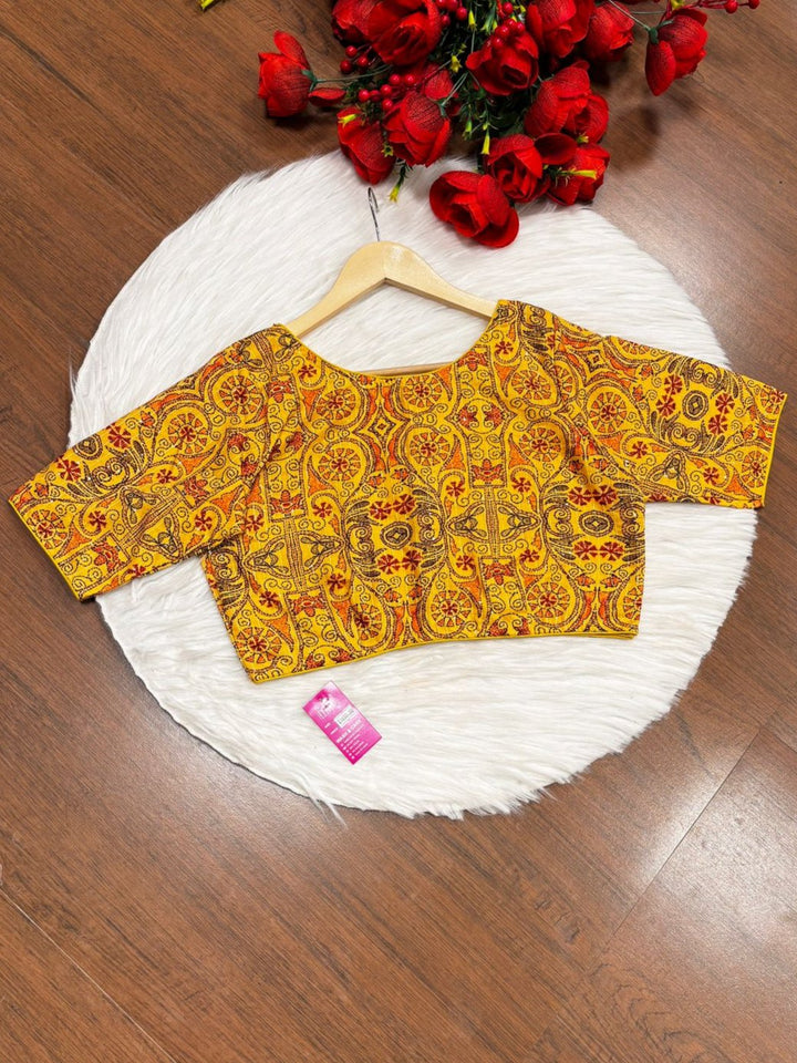 Aishani - Designer Kantha Print Blouse