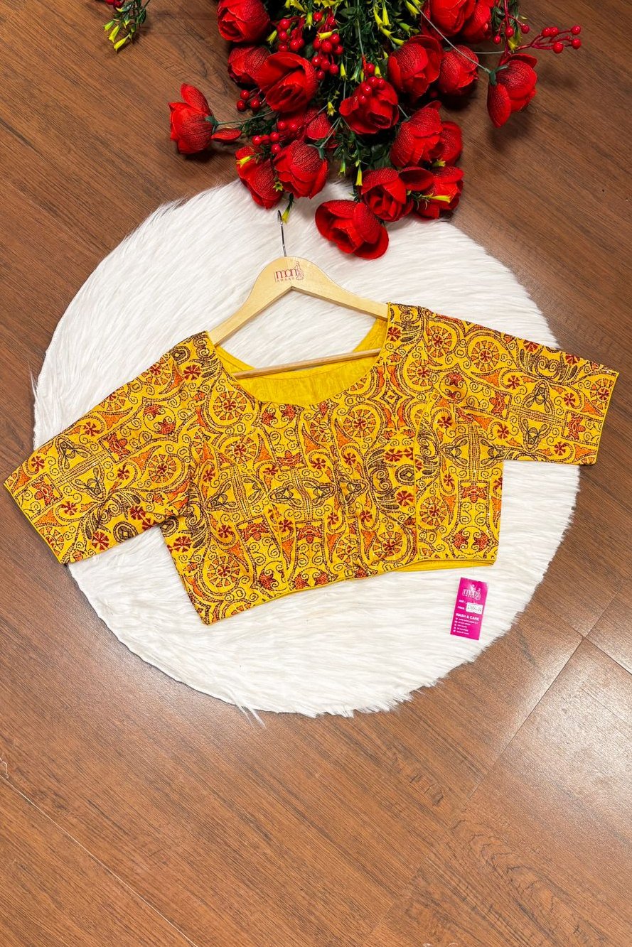 Aishani - Designer Kantha Print Blouse
