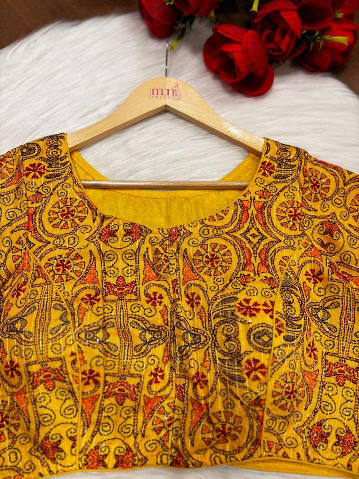 Aishani - Designer Kantha Print Blouse