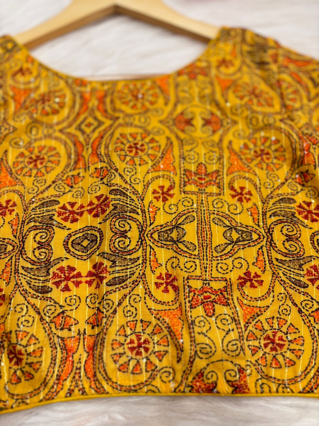 Aishani - Designer Kantha Print Blouse