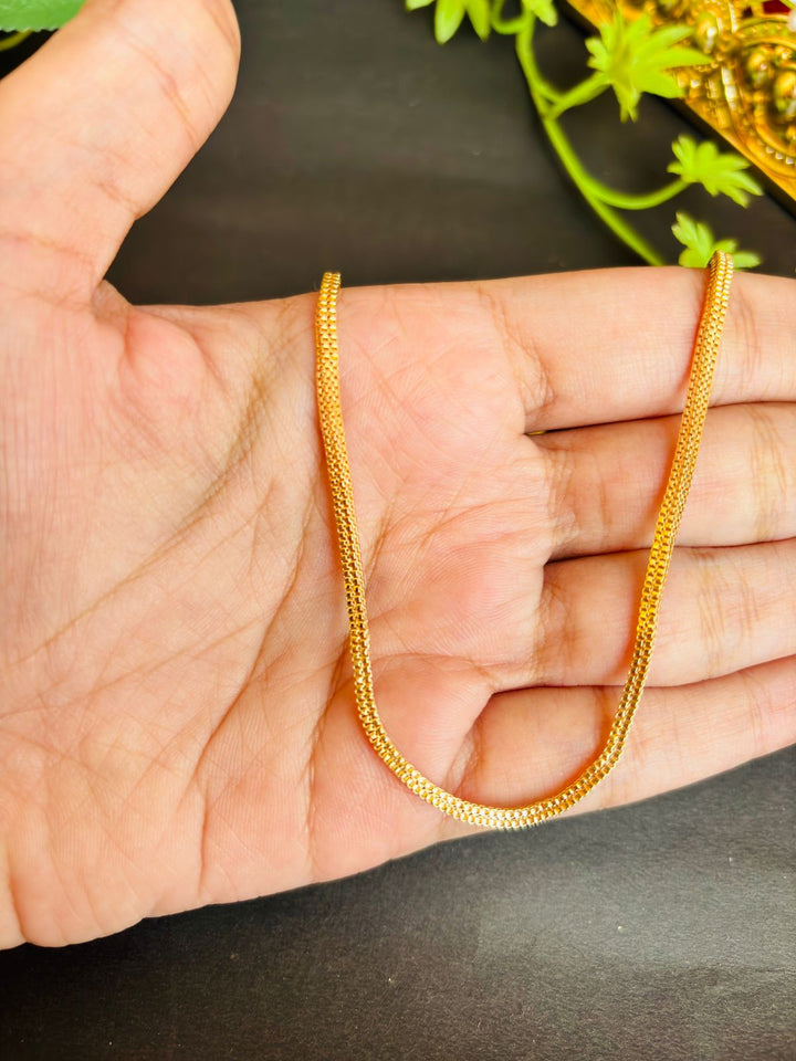 Hridita Gold Plated Long Chain