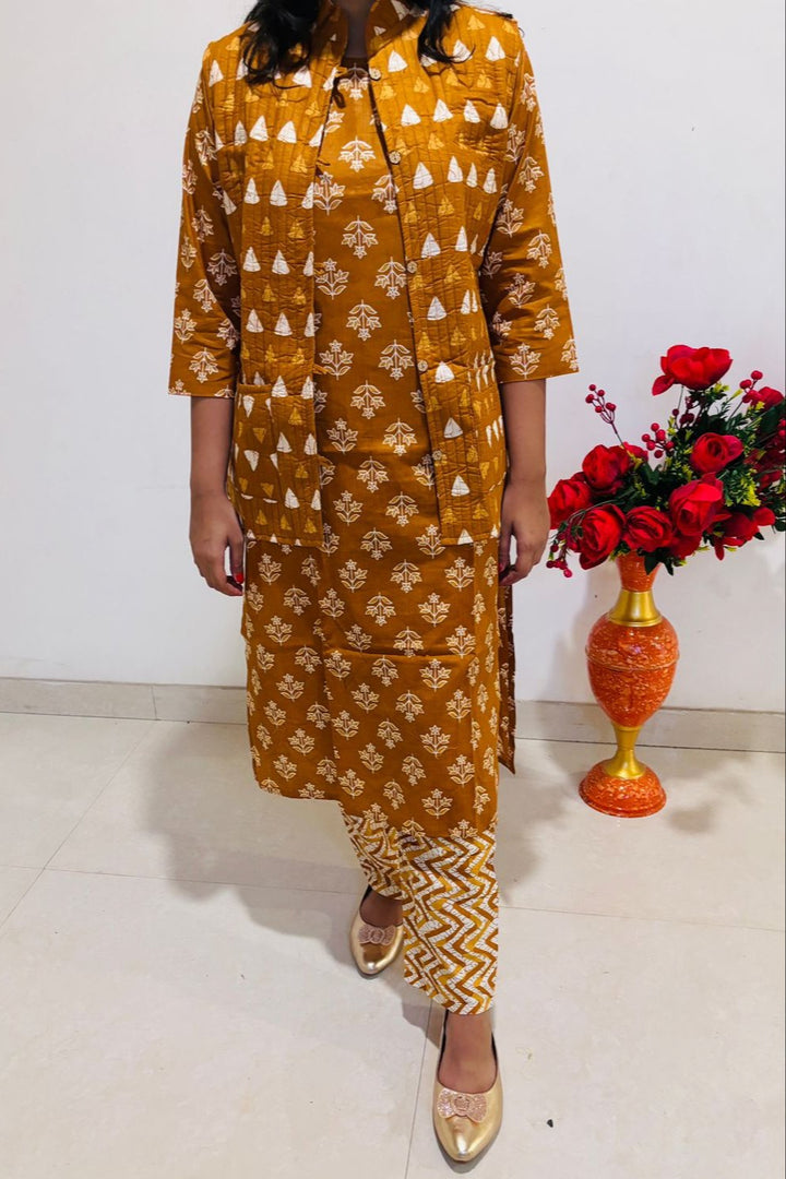 As Warm As a Hug - Winter Special Kurti Set