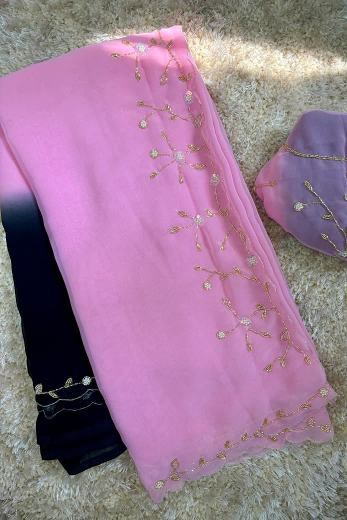 Darling Sight Designer Georgette Saree