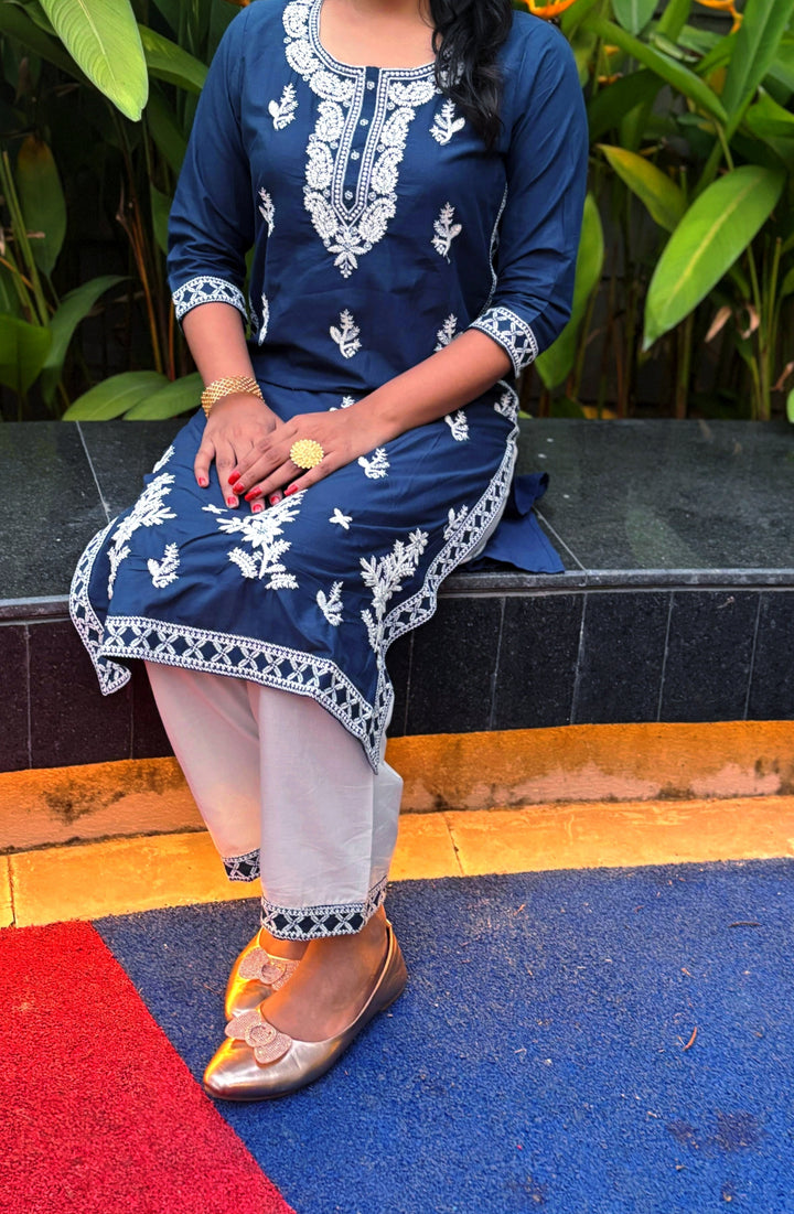 All Day Long- Rayon Kurti Set