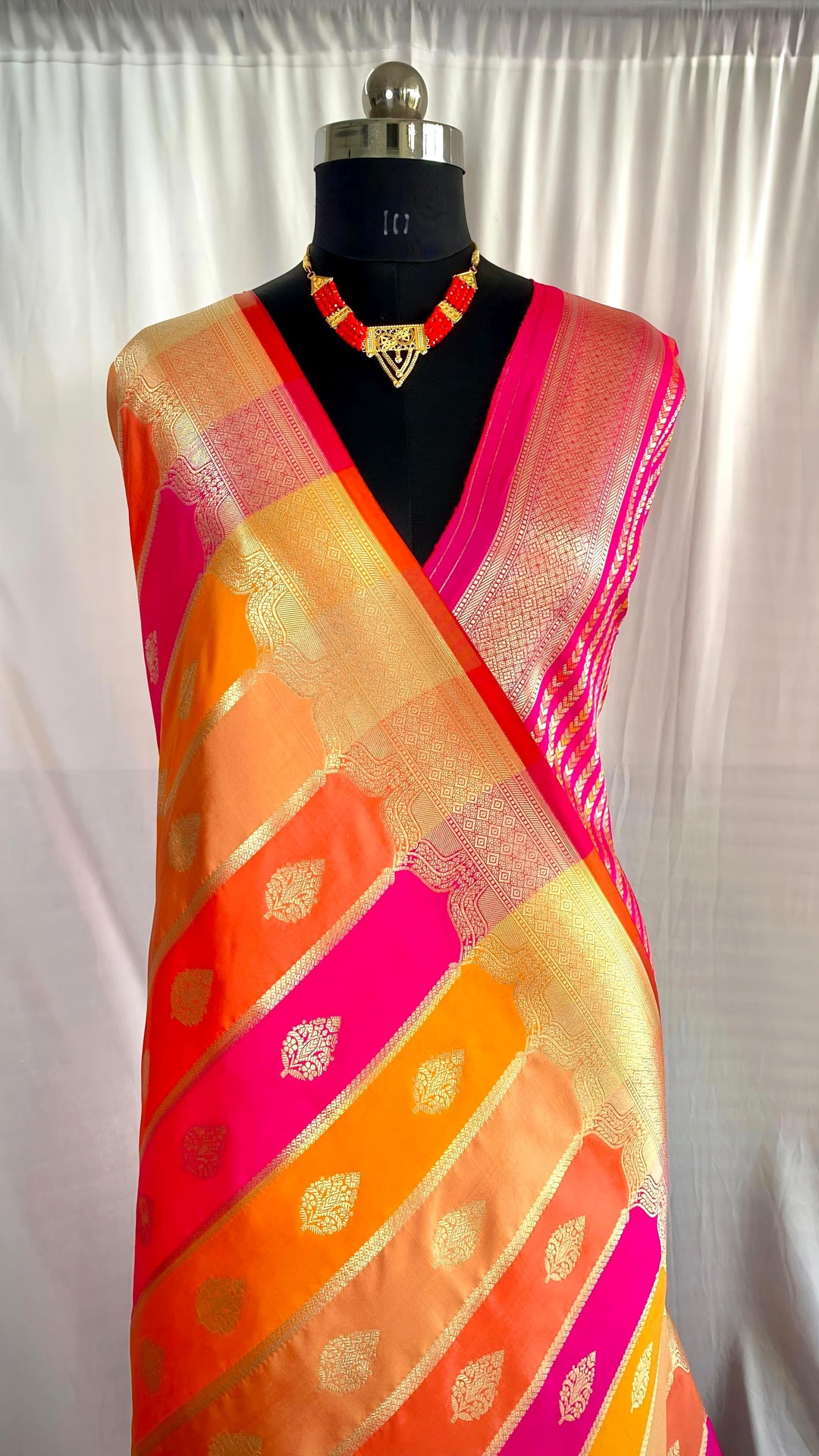 Selfies At Any Time Banarasi Satin Silk Saree
