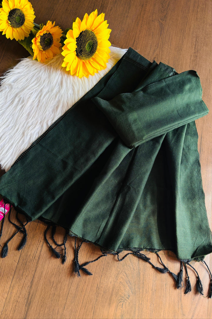 Being Desi- Stripe Khadi Cotton Saree