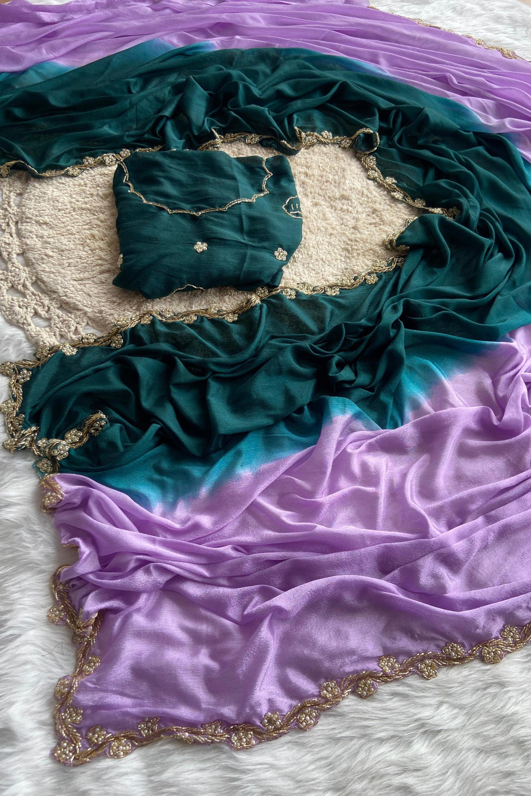 Creativity Thrives Chinnon Silk Saree