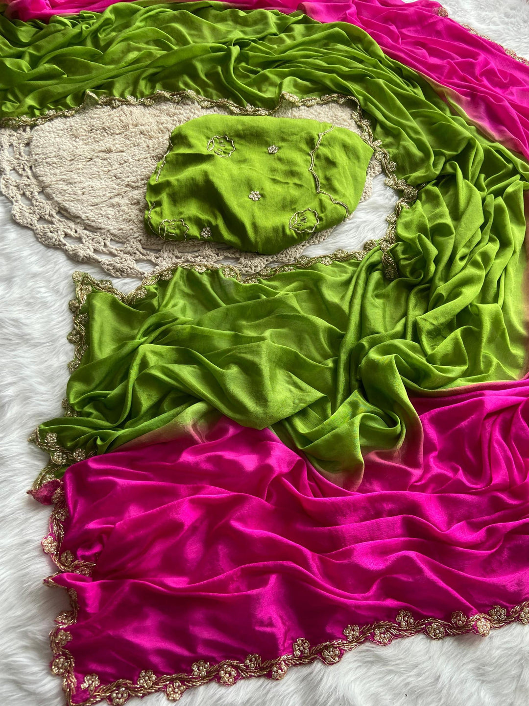 Creativity Thrives Chinnon Silk Saree