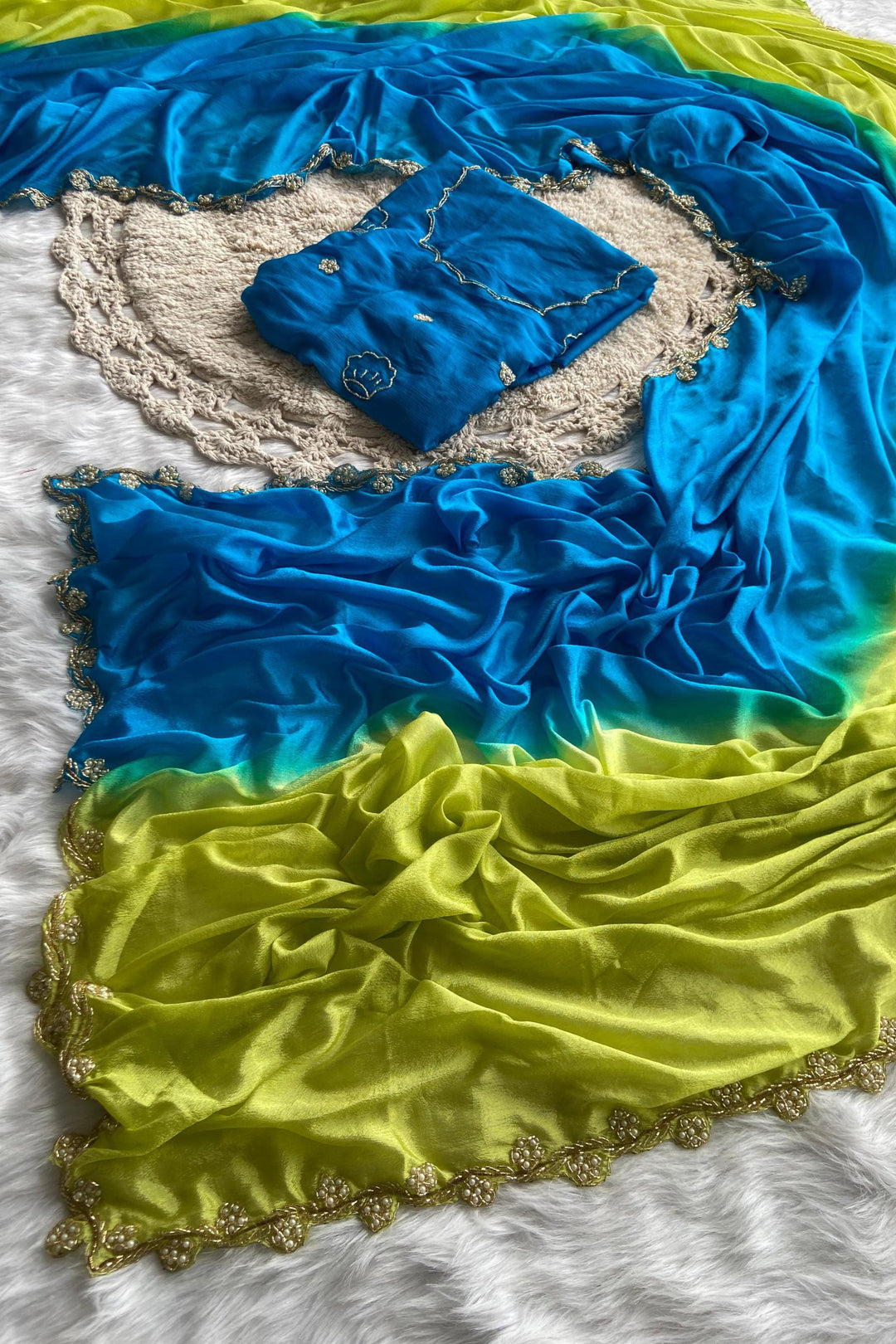 Creativity Thrives Chinnon Silk Saree