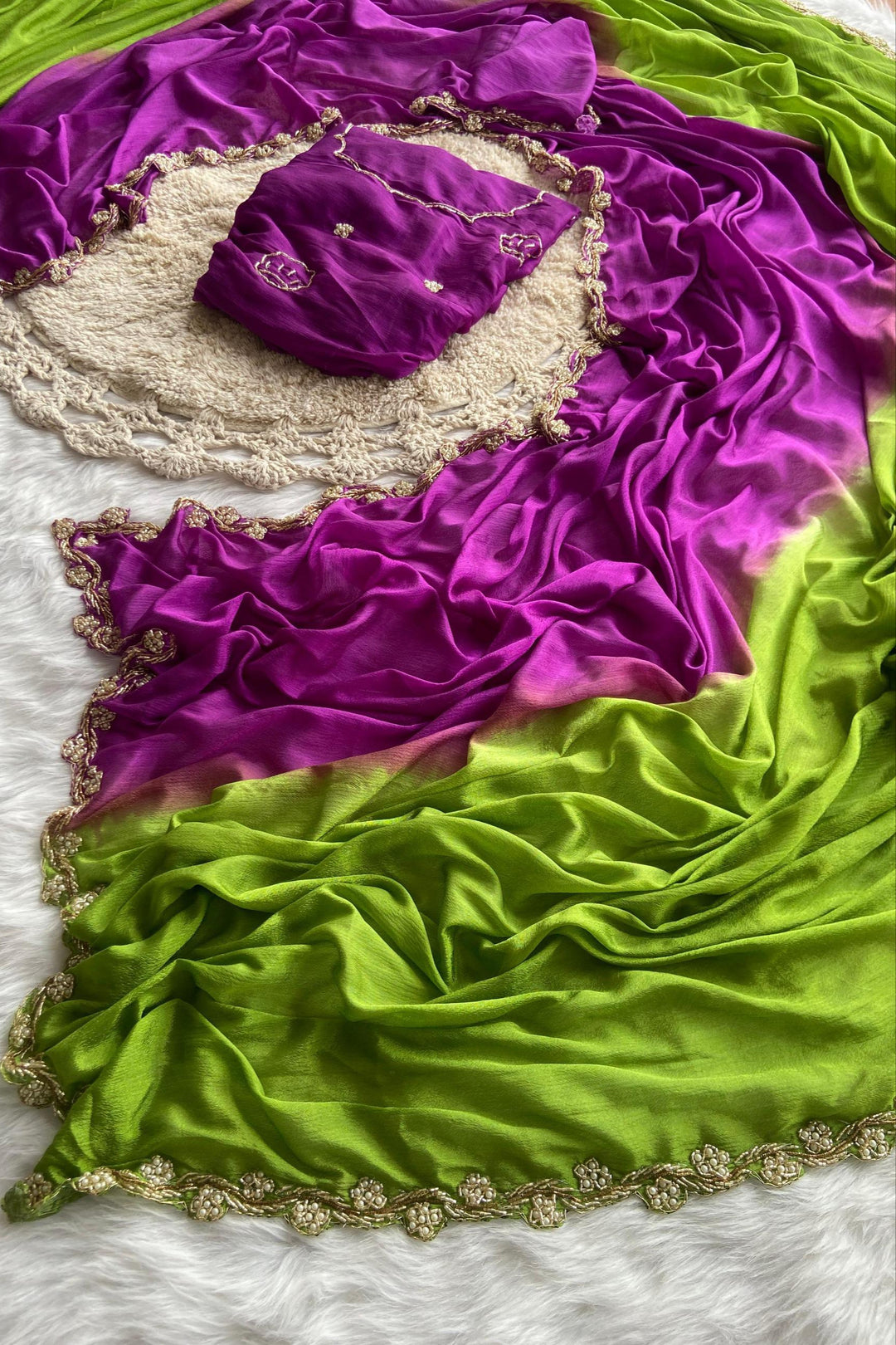 Creativity Thrives Chinnon Silk Saree