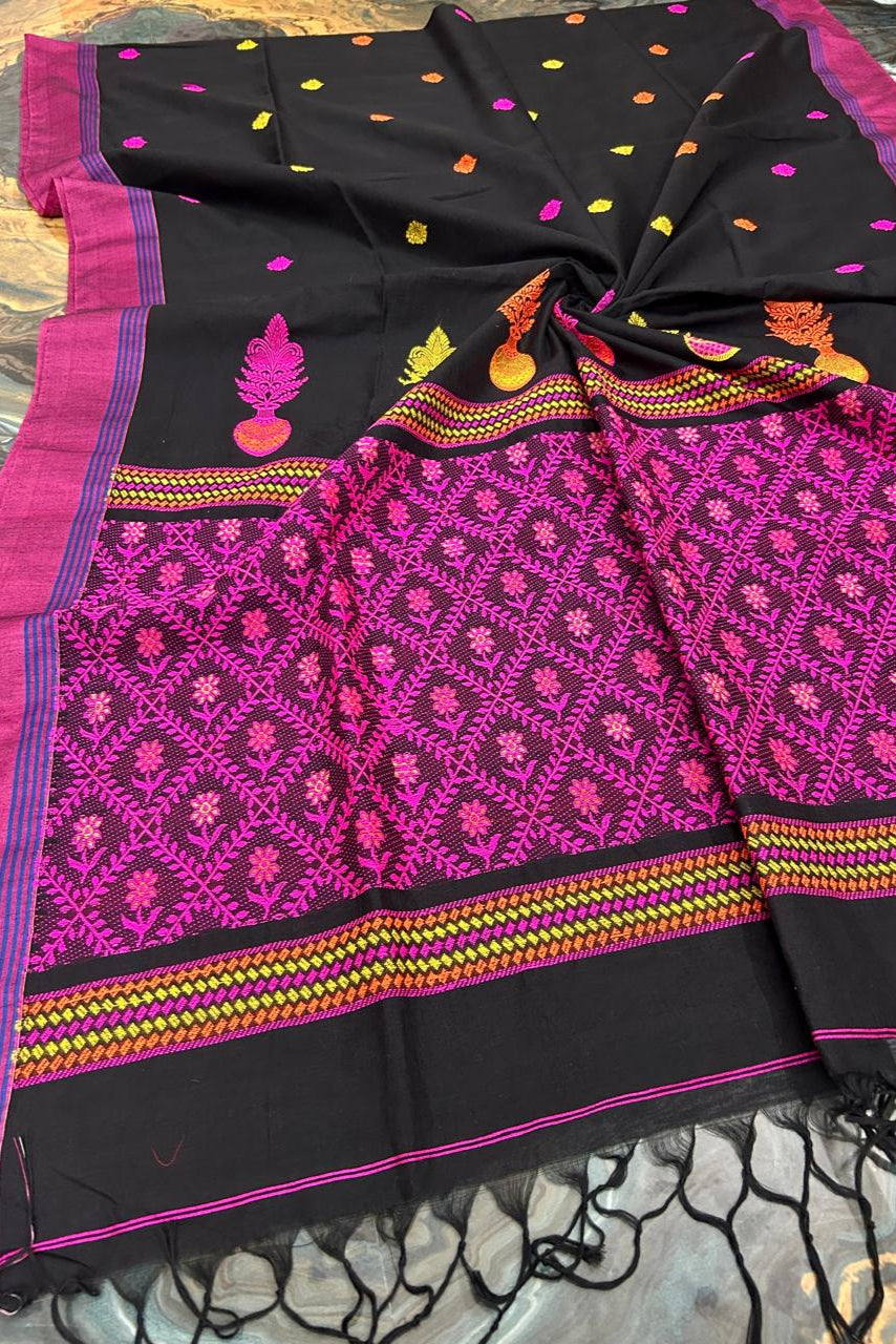 Snehvarsha - Pure Marcerized Cotton Saree