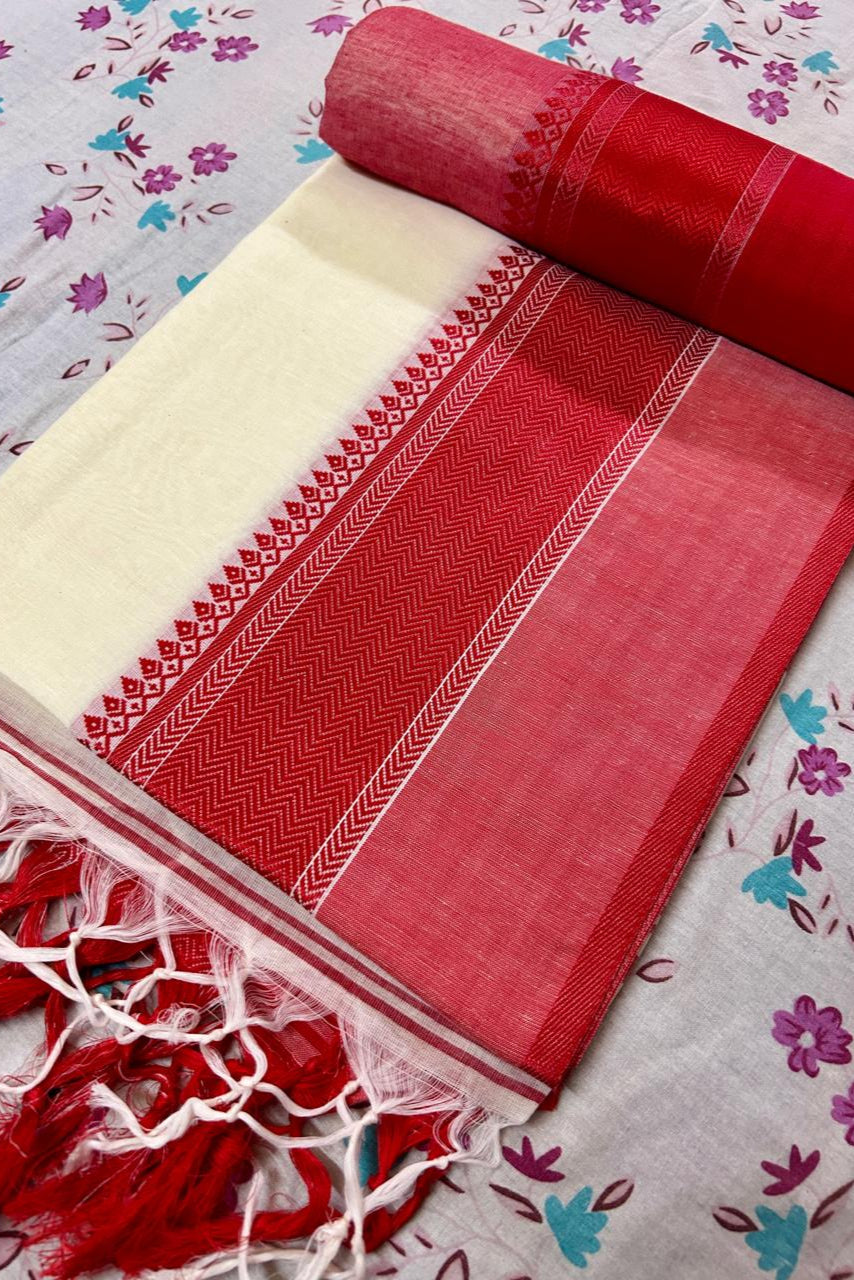 Neeladri Khadi Cotton Saree