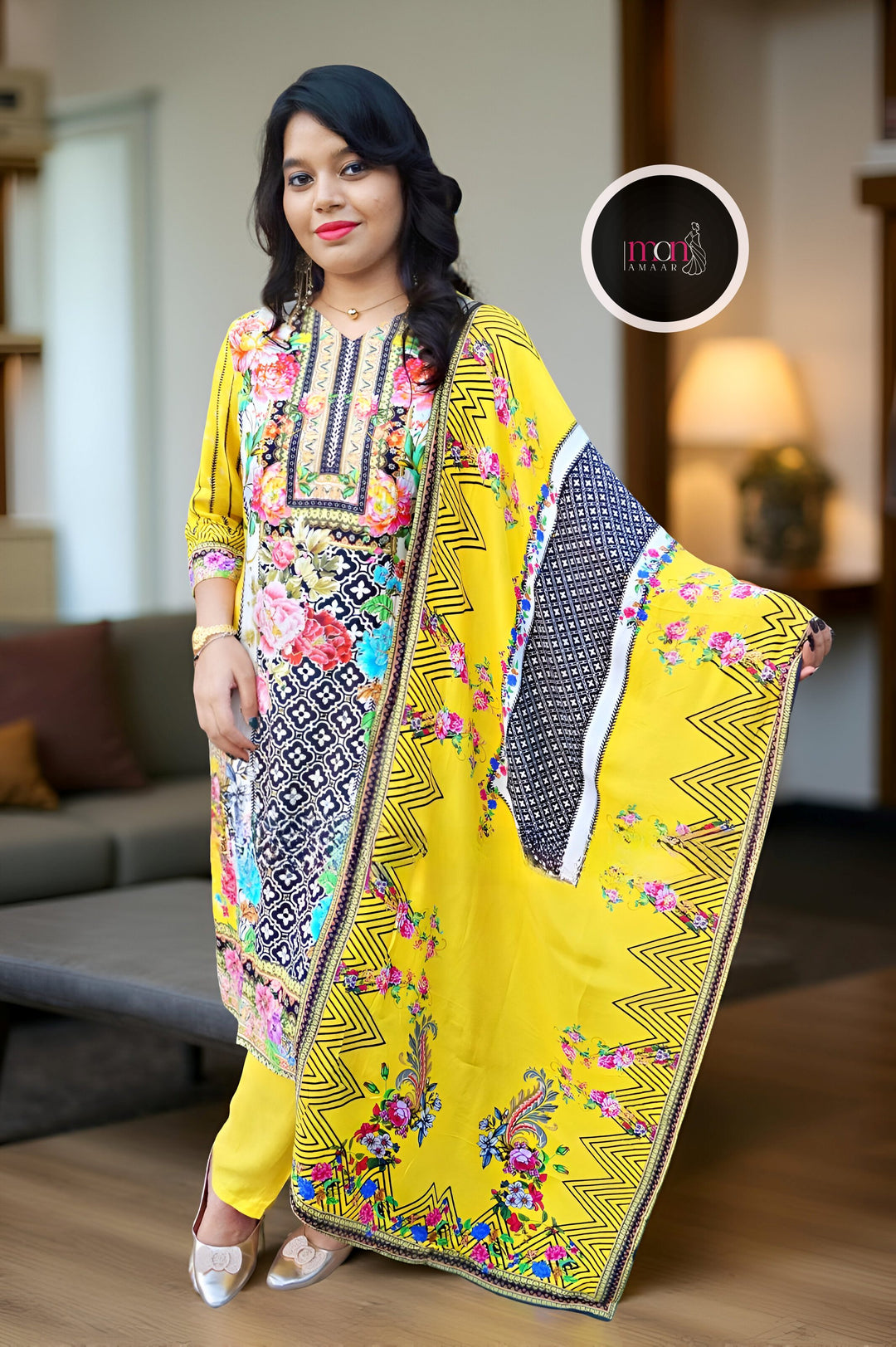 Choose The Best - Pakistani Style Pure Muslin Kurti Set