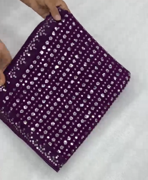 Stitch & Soul Georgette Silk Saree