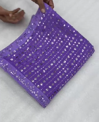 Stitch & Soul Georgette Silk Saree