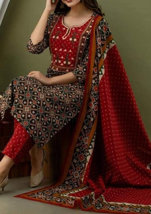 Love For Patola Kurti Set