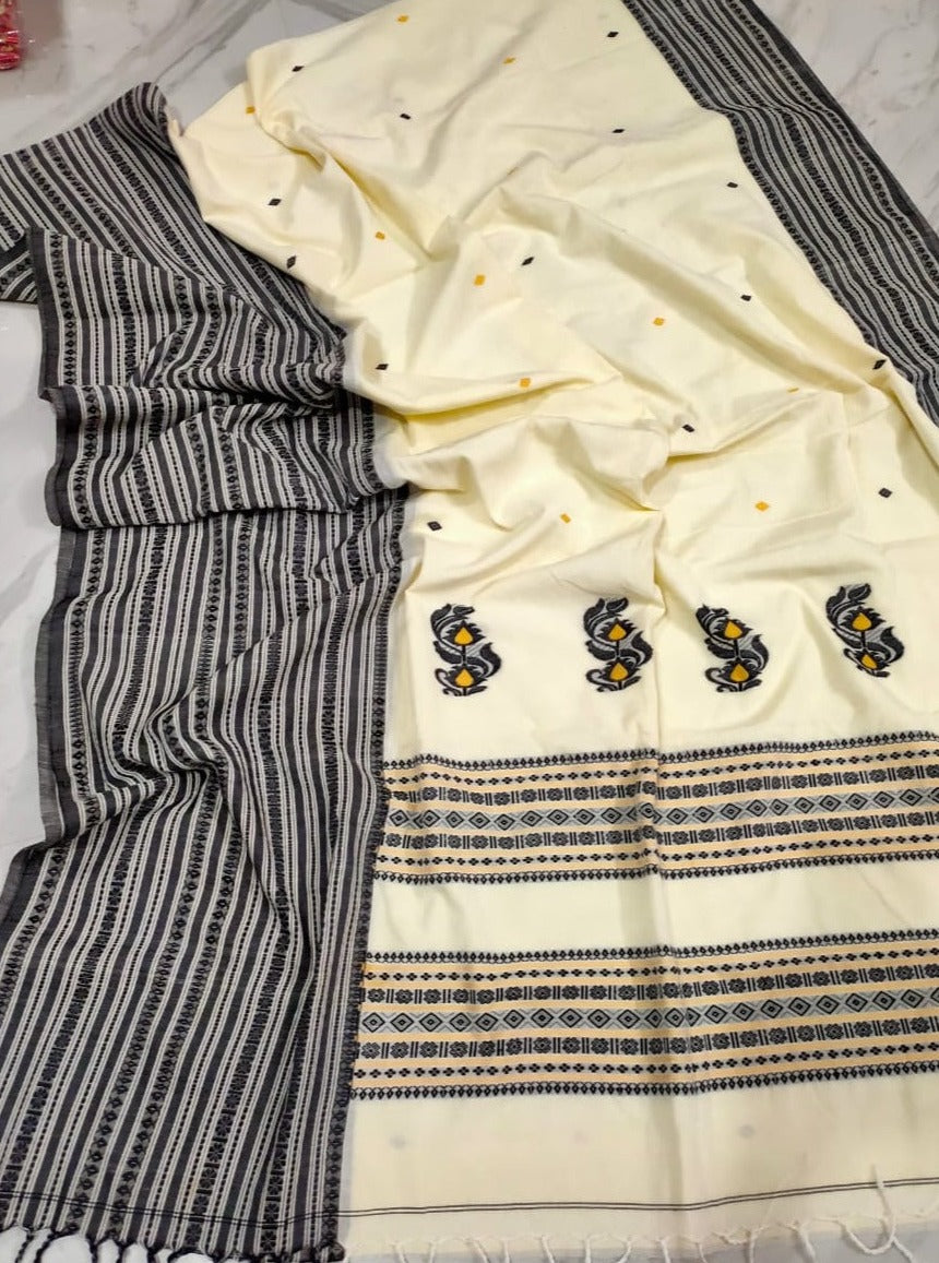 Luminary Cotton Banarasi Saree