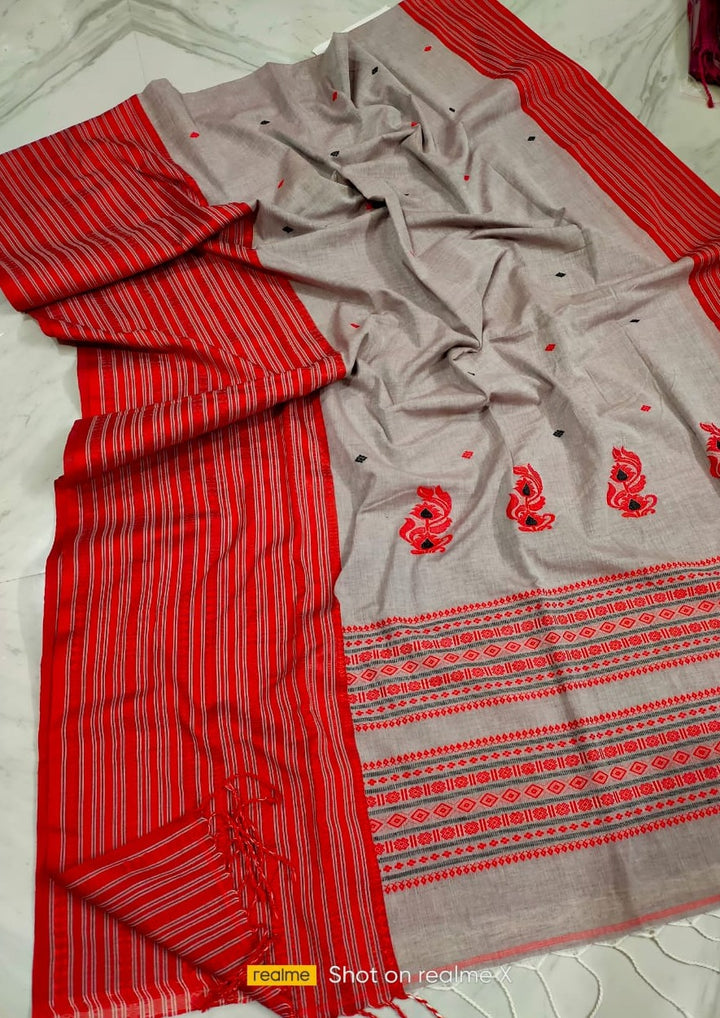 Luminary Cotton Banarasi Saree