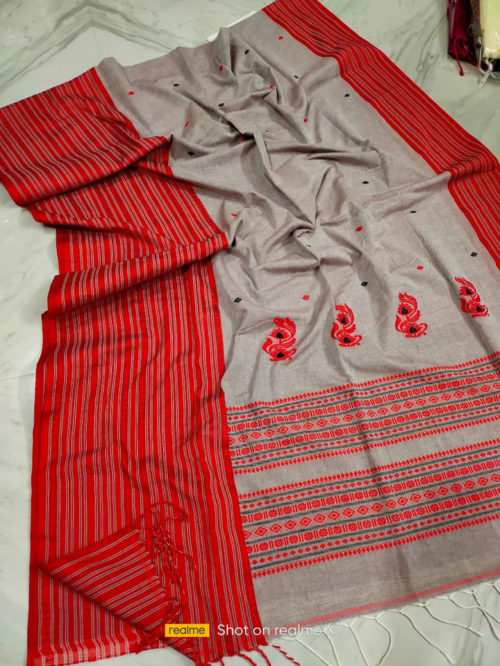 Luminary Cotton Banarasi Saree