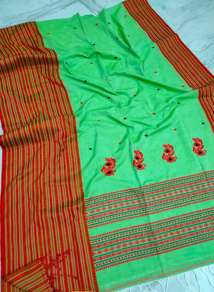 Luminary Cotton Banarasi Saree