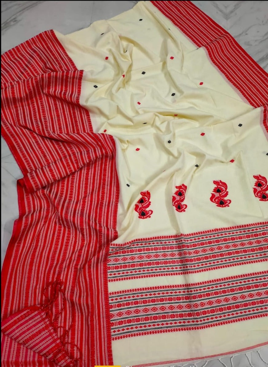 Luminary Cotton Banarasi Saree
