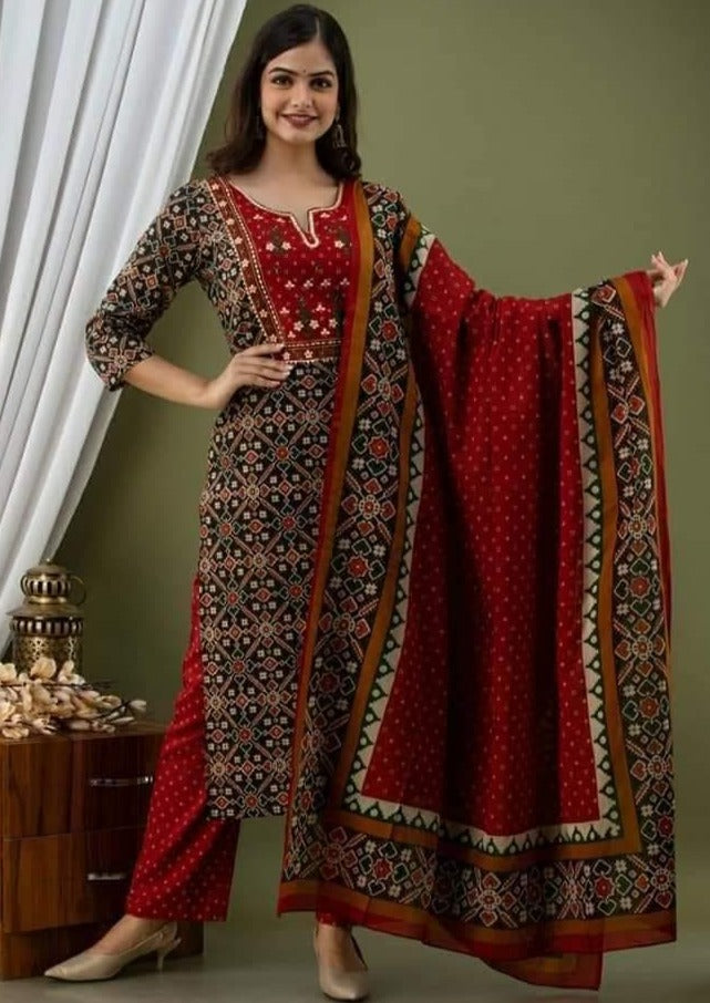 Love For Patola Kurti Set