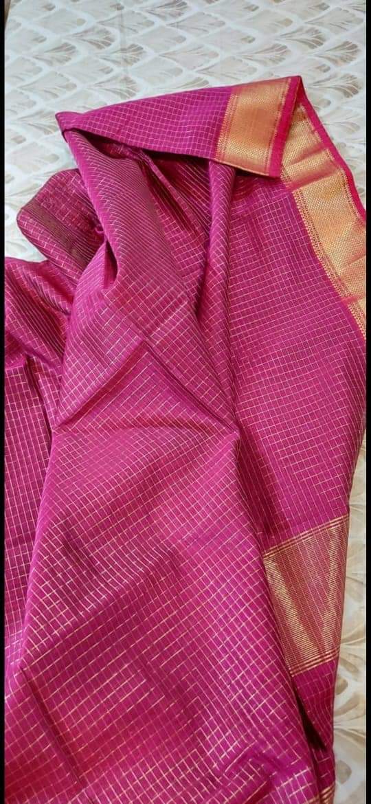 Day In Pastels Designer Maheshwari Saree