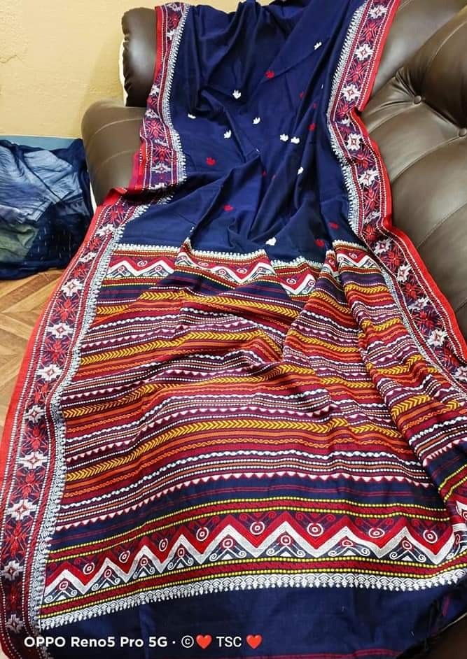 Inside Out - A Beautiful Mercerized Cotton Saree
