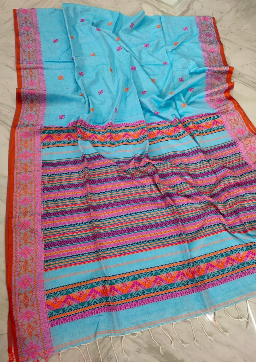 Inside Out - A Beautiful Mercerized Cotton Saree