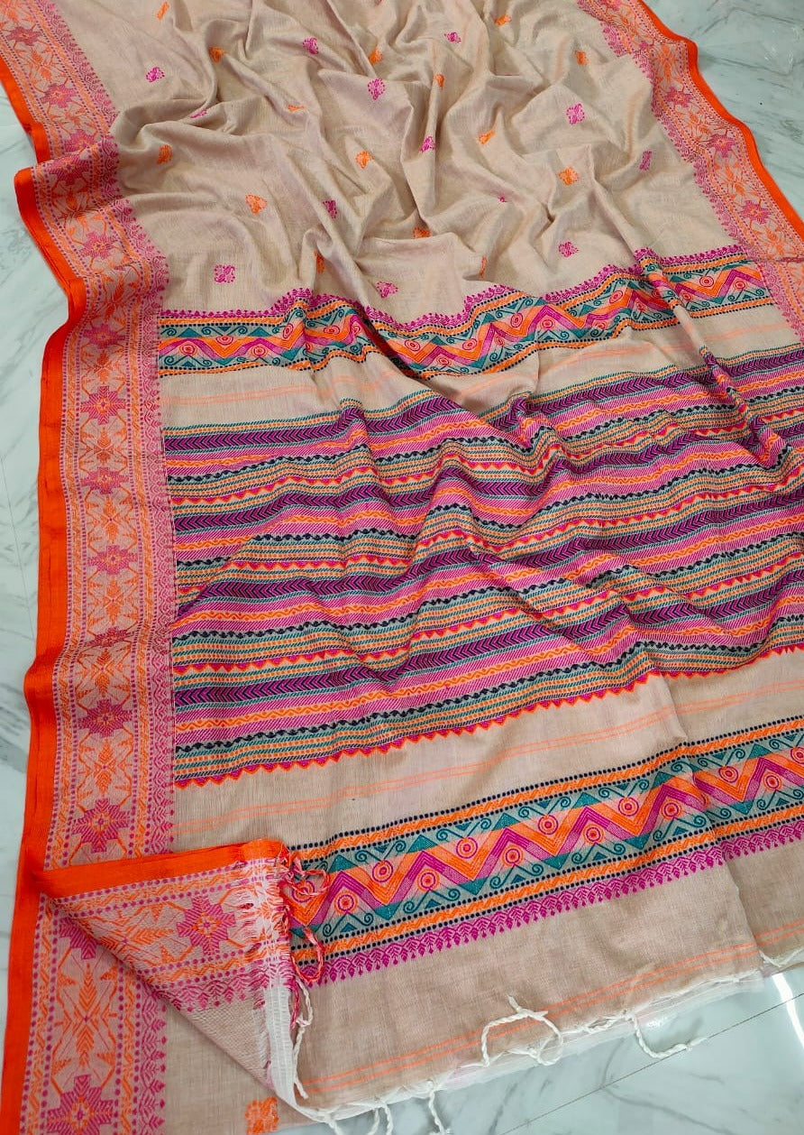 Inside Out - A Beautiful Mercerized Cotton Saree